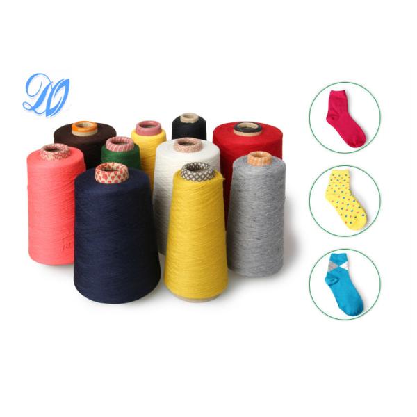 100% Ne 30/1 Ring Polyester Spun Yarn , spun polyester sewing thread Anti Pilling