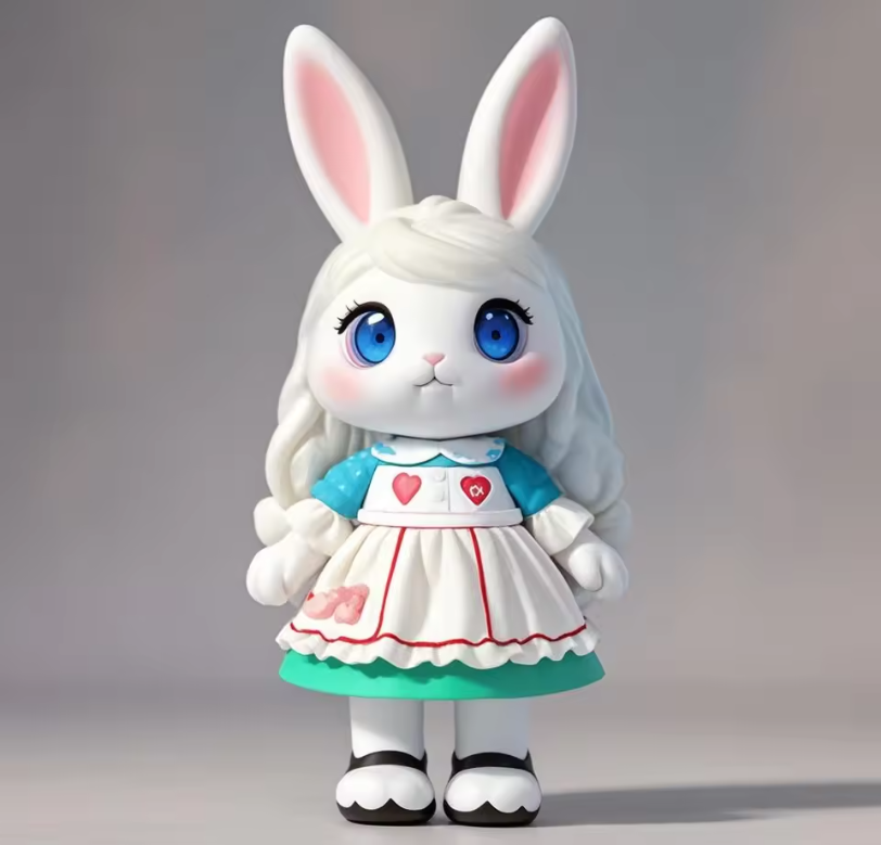 Side view of collectible PVC figure showcasing pose and proportions