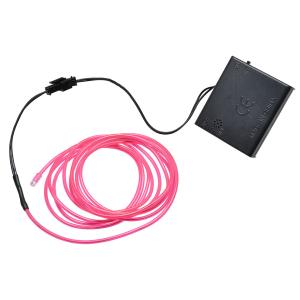 Quality Pink Sound Activated EL Wire - 2 Meter for sale