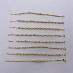 Customizable Women's Jewelry: 18K Solid Gold Heart Bracelet