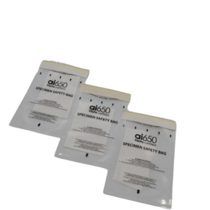 Buy 95kPa Clear/White Individual Pouch Gamma Radiation Sterilized Specimen Bag at wholesale prices