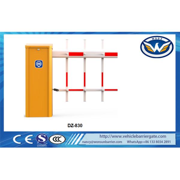 Buy 24VDC 6M Arm Automatic Boom Barrier Quickly Interchanged With Backup Battery Solar Power at wholesale prices