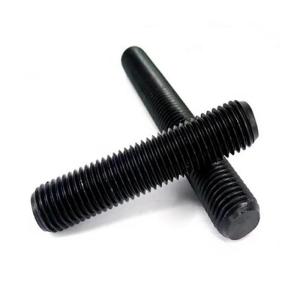 Metric Measurement System Carbon Steel A193-B7 Blackened Full Thread Tooth Bar