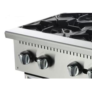 6 Burner 24kw Counter Top Burner For Restaurant