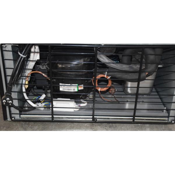 Ventilated Cooling Upright Glass Door Freezer For Ice Cream