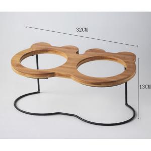 Elevated Ceramic Dog Cat Bowls for Food and Water