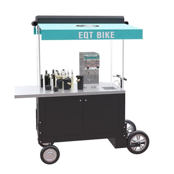 Buy Hot Dog Ice Cream Wear Resistant 4500W Food Vending Cart at wholesale prices