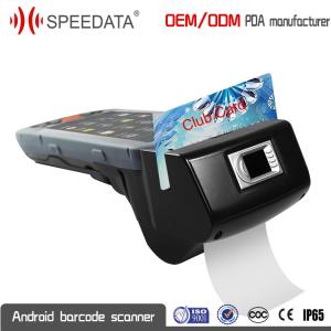 Black Android Fingerprint Scanner Portable Data Collection Device