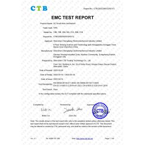 Shenzhen Chengbang Electromechancal Industry Limited Certifications