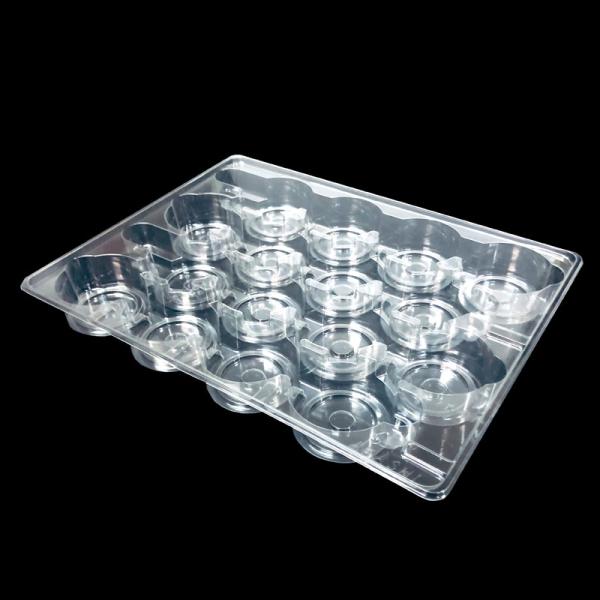 Transparent PET Plastic Packaging Tailored Disposable Blister Tray for Folding Knives