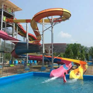 Customized Spiral Water Slide Tube Adult Water Slide Weather Resistance