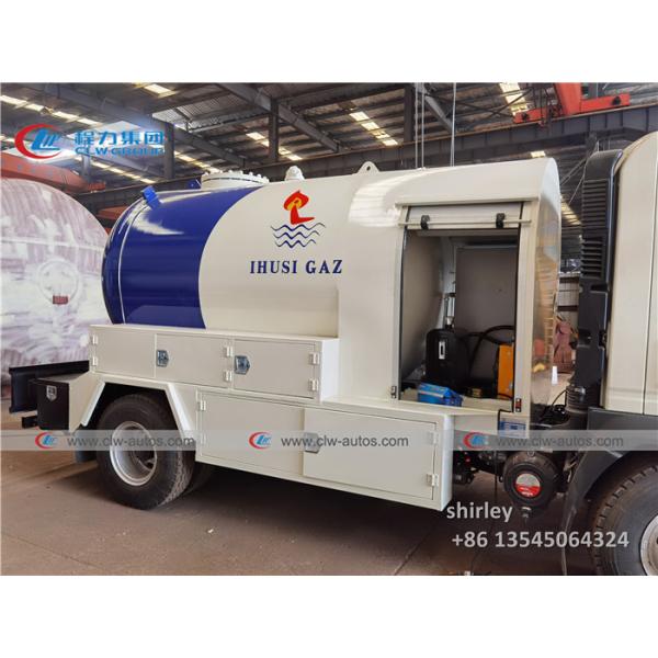 Sinotruk Howo 2MT 5000L LPG Bobtail Tanker Truck