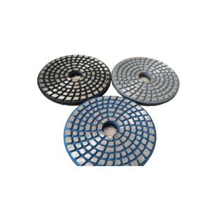 4 Inch Transitional Diamond Toolings 100mm Wet Granite Polishing Pads