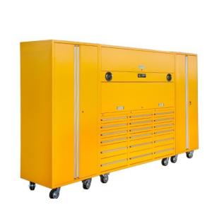 Heavy Duty Workshop Tool Cabinet with Customizable Design and Powder Coat Steel