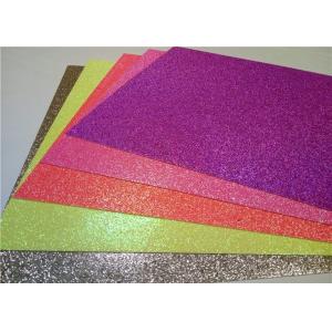Heat - Resistant Sticky Back Glitter Paper , Handmade Adhesive Glitter Paper