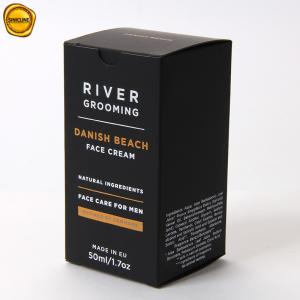 Black Personal Care Packaging Boxes Cardboard Box Gift Paper Box