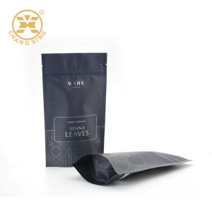 Quality Custom Printed Spice Leaf Packaging Ziplockk Pouch Logo Concise Design for sale