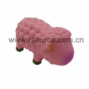 Customized durable latex dog toy chew bone