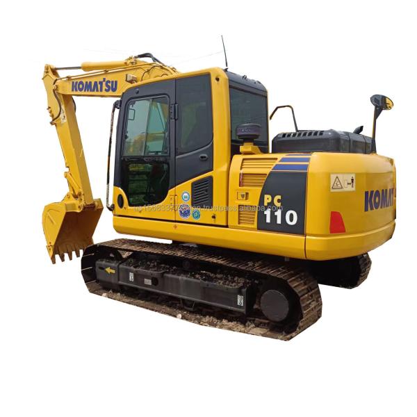 Used Komatsu PC110 Hydraulic Crawler Excavator 11 Ton with and 0.48M³ Bucket