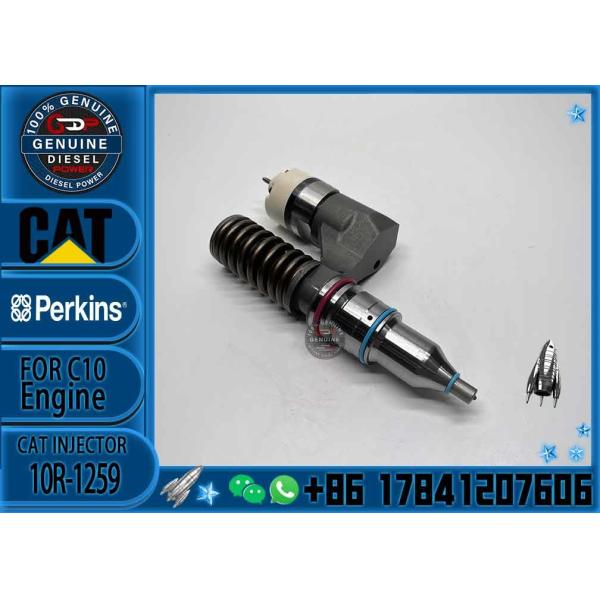 Buy Diesel Engine Fuel Injector 10R-1259 For CAT C10 C11 C12 C13 Diesel Engine 3176 3196 Excavator at wholesale prices