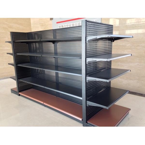 Buy Easy To Assemble Supermarket Metal Shelves 80-120KG UDL Per Level Loading Capacity at wholesale prices