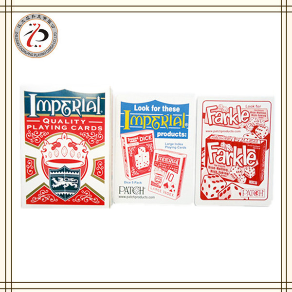 IMPERIAL CUSTOM PLASTIC COATED PLAYING CARDS