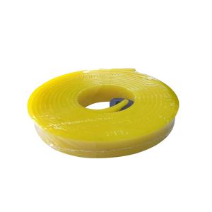 China PU Material 4000mm*9mm 75A Green Screen Printing Squeegee Rubber on sale