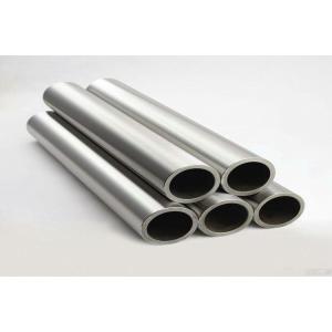 Metallurgy Nickle Alloy / Stainless Steel Seamless Pipe Silver Color For Gas