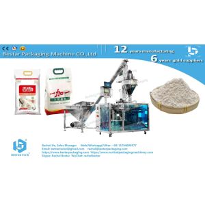 Quality How to automatically package 5 kg of flour in a pre-made bag with a handle. for sale