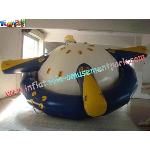 Customized Durable Inflatable Boat Toys Saturn Rocker With Stainless Steel