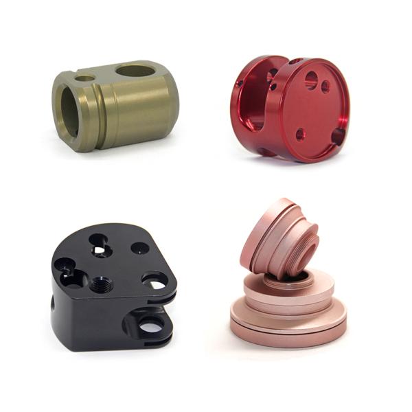 S45C CNC Turning Parts Anodized Aluminum Turned Parts SO14001