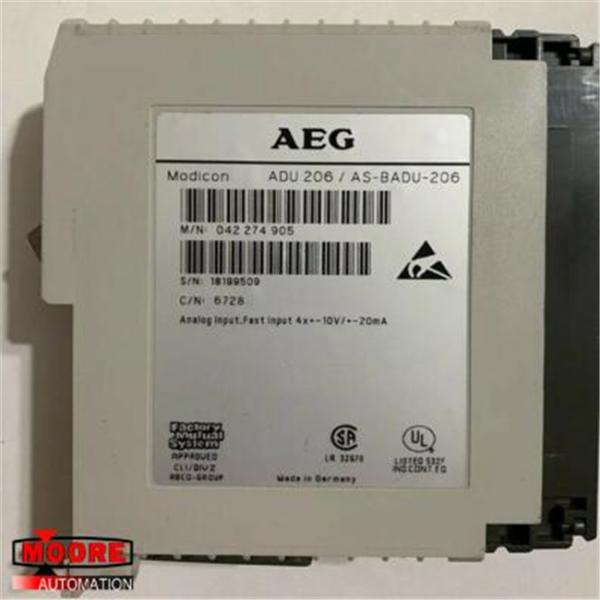 Buy AS-BADU-206  ASBADU206  MODICON  Analog Input Module at wholesale prices