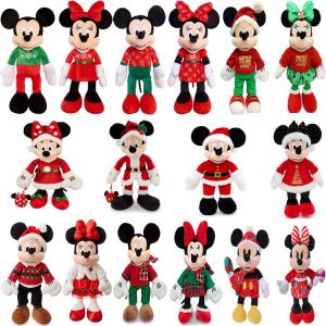 Disney Christmas Minnie Mouse and Mickey mouse Soft Plush Toys