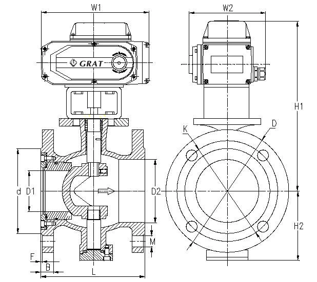 High Quality Electric Motorized Dn100 4 Inch Cast Steel Ball Valve