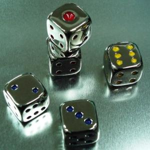 Quality Dice of acrylic or urea along with ABS or Zinc-alloy dice for sale