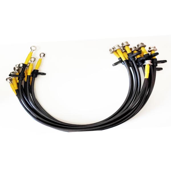 Buy SS Steel Wire Braided PTFE Motorcycle Brake Hose Assembly at wholesale prices