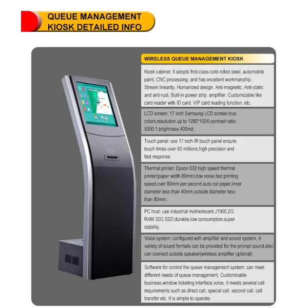 Self Service Ticket Print Terminal Kiosk Multifunction Self Service Terminal With Gift Card Dispenser