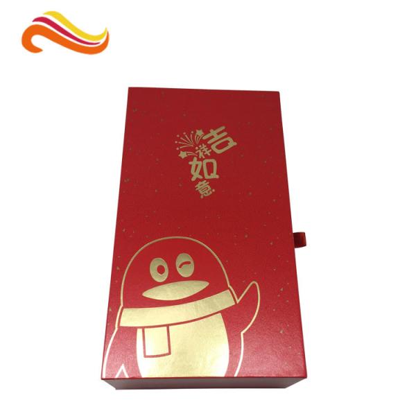 Buy Customized Elegant Luxury Gift Boxes , Drawer Gift Packaging Boxes With Printed Paper at wholesale prices