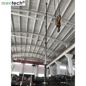 10m lockable pneumatic telescopic mast 30kg payloads- mobile antenna telecom