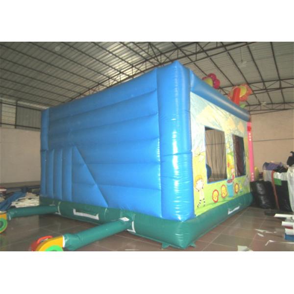 Water Park Flower Combo Airflow Bouncy Castle , Customized Kids Jumping Castle