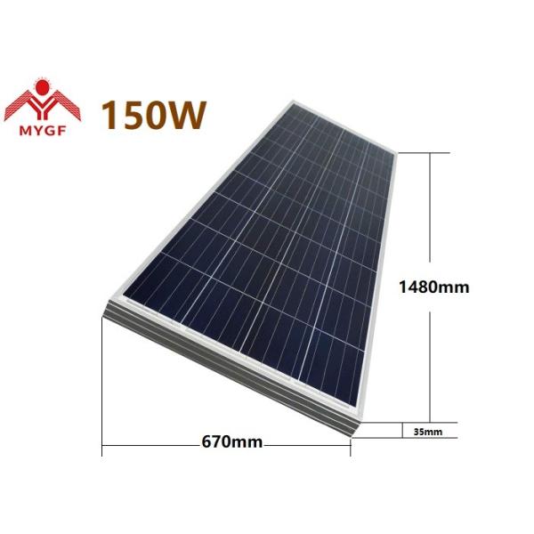 Polycrystalline Silicon Pv Panels Crystalline Solar Cell High Module Conversion