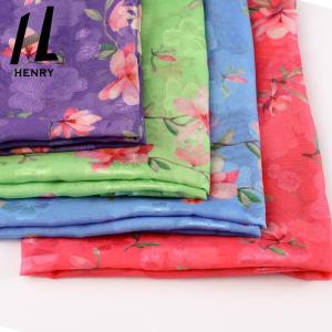 Fashionable Chiffon Dress Fabric Pattern Digital Printing Polyester Fabric