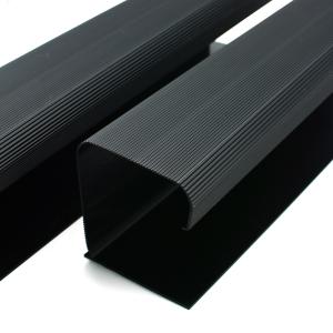 Rigid PVC Cable Management Conduit Pipe Plastic Profiles Customized