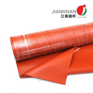 Heat Resistant Silicone Coated Fiberglass Fabric Smooth Surface High Heat