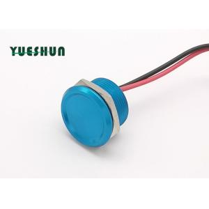 Blue Shell Piezo Push Button Switch Touch On / Off With CE RoHS Certication
