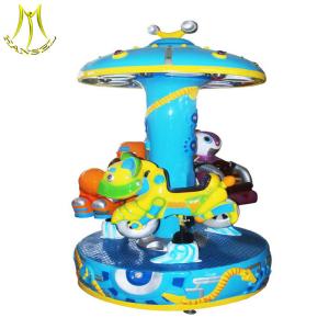 Hansel amusement kids rides indoor outdoor playground small carousel for sale