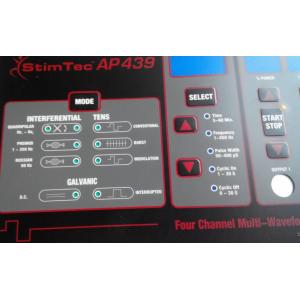 LED Backlighting Tactile Embossing Buttons Membrane Keypad with metal Domes