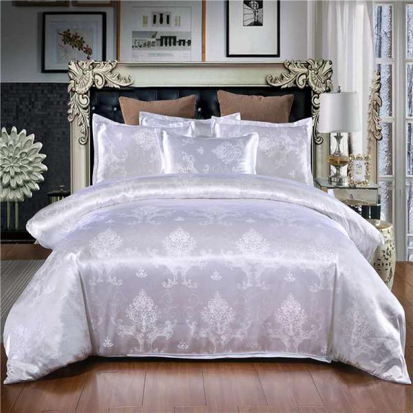 European Style Rotary Screen Printing Satin Bedding Set 3 4 6 7 Piece Cotton Sheet Pillow Case Duvet Cover