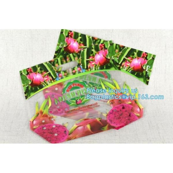 micro perforated plastic bags for vegetable, Quart Zip lockk storage bags reclosable bags for extra freshness fruit grip s