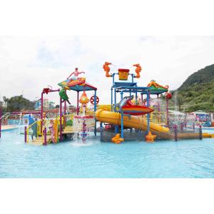 Fiberglass Kids' Water House Playground Inside Water Parks With Water Pump